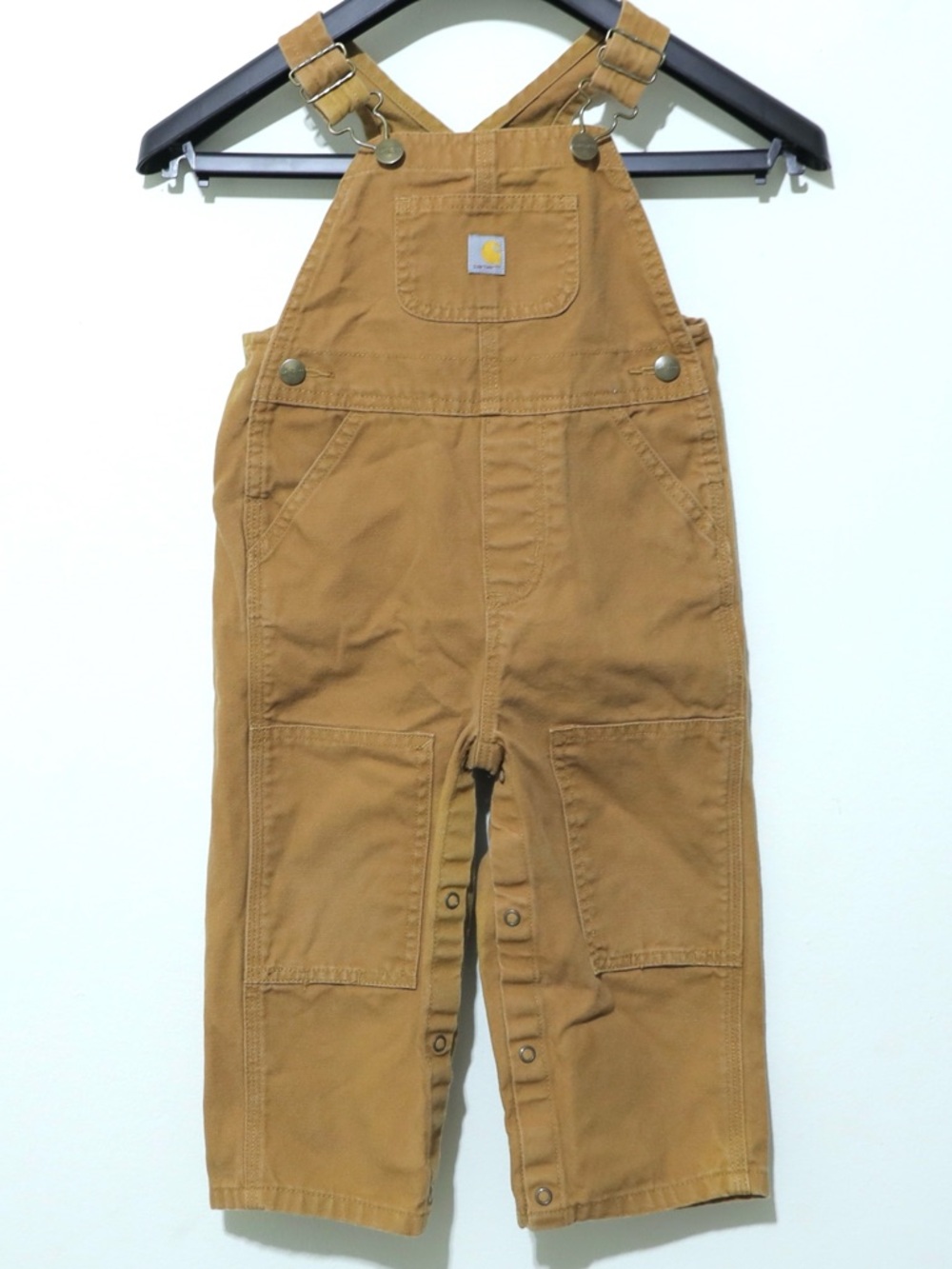 Carhartt Overalls Bibs Baby Infant Size 24 Months All Over Print  100% Cotton